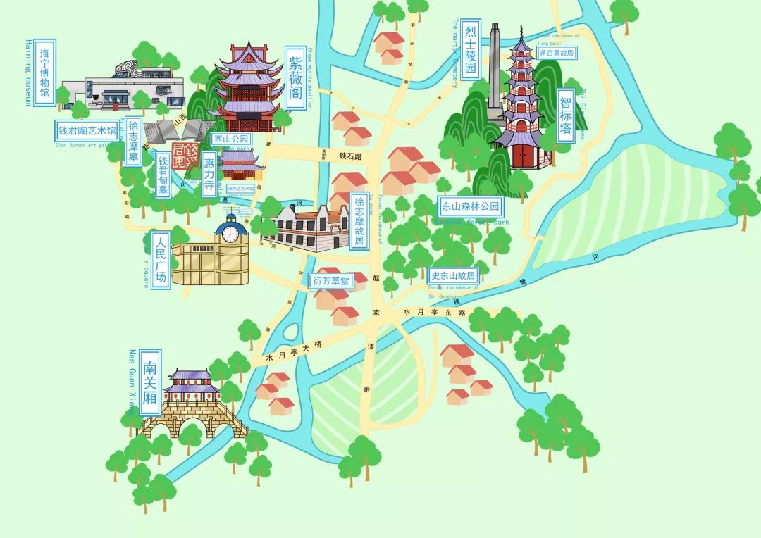 河南智能语音手绘导览地图系统